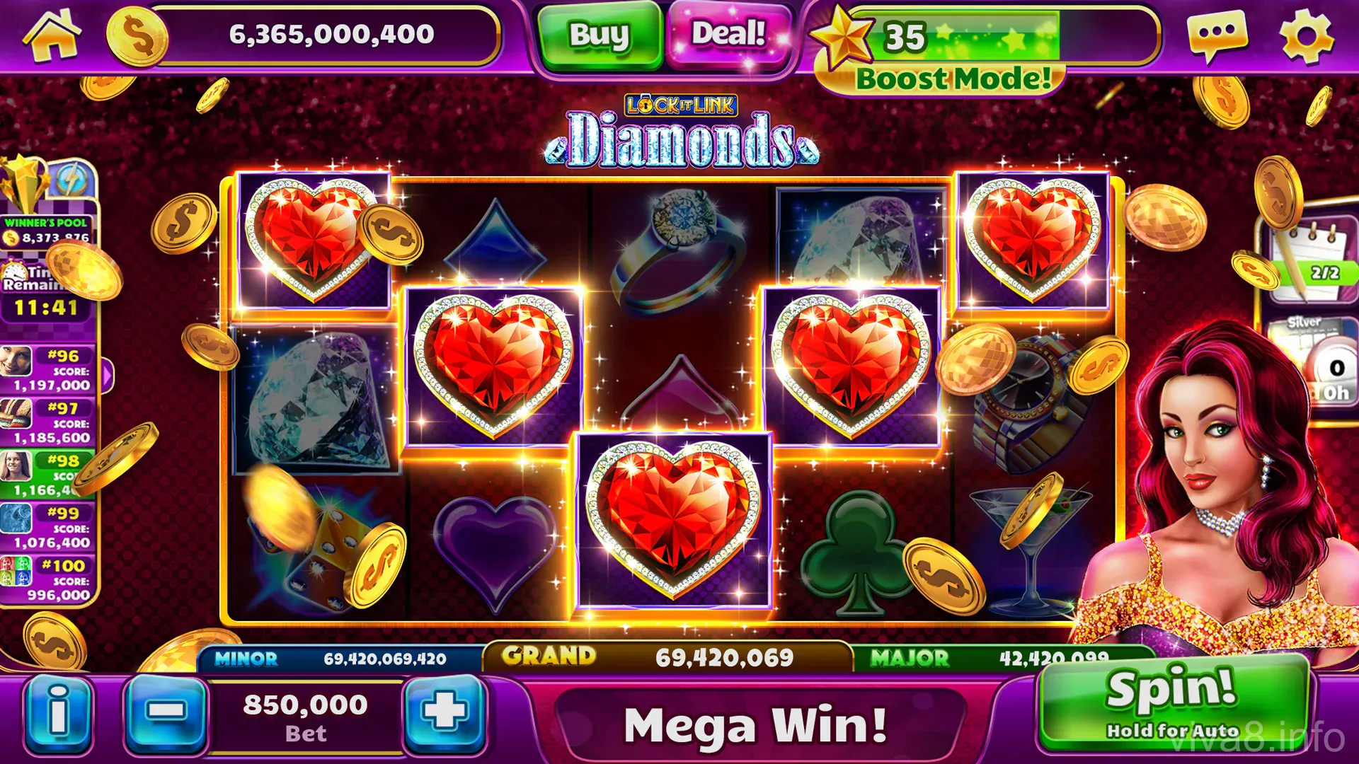 Kho game Slots đa dạng